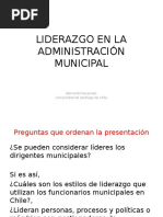 Liderazgo en El Sector Municipal