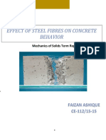 Behavior of Steel Fiber Reiforced Concrete