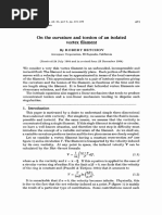 On The Curvature and Torsion of An Isolated Vortex Filament: by Robert Betchov