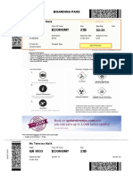 QR 0633 Economy 23B 02:25: Boarding Pass