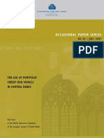 Occasional Paper Series: The Use of Portfolio Credit Risk Models in Central Banks