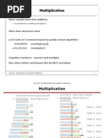 Booth's Algorithm - Multiplication & Division