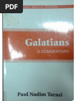 Galatians A Commentary - Paul Tarazi