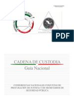 Guia Nacional de Cadena de Custodia