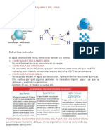 Estructura y Formula Quimica Del Agua