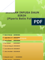 Sediaan Infusa Daun Sirih