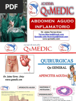 Abdomen Agudo Inflamatorio. Apendicitis Aguda. Colecistitis Aguda. Diverticulitis. Peritonitis PDF