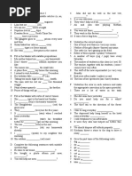 Form 1 English Language Practice 2