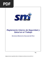 Reglamento Interno Seguridad SM Inc