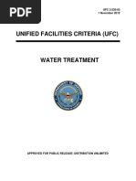 Ufc 3 230 03 Water Treatment