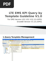 ZTE LTE EMS KPI Query by Template Guideline V1.0