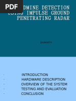 Landmine Detection Using Impluse Ground Penetrating Radar-PPT-Sharath