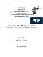 The Ampatuan Maguindanao Massacre Final Paper