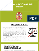 Policía Nacional Del Perú - Antijuridicidad