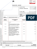 Extras de Cont / Account: 2. Valuta / Currency 3. Data Extras / Statement Date