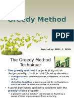 Greedy Method Report NHOEL RESOS