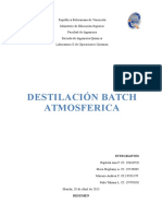 Destilacion Batch - Completo