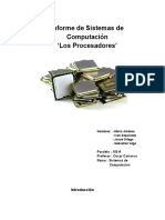 Trabajo Sobre La Historia de Los Procesadores