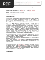 Resolucion Directoral Comision de Gestion de Riesgo de Desastres PDF