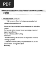 Ibs Distributed Antennas