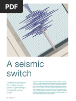 A Seismic Switch: Certified Switchgear For Nuclear Power Plants Is Providing A Critical Link in The Chain