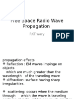 Free Space Radio Wave Propagation