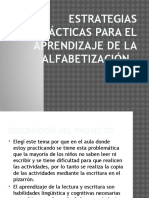 Estrategias Didácticas para El Aprendizaje de La Alfabetización