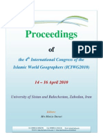 Proceeding of The English Full Papers - 4th International Congress of The Islamic World Geographers (ICIWG 2010)