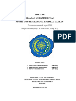 Makalah Aik 3 Profil Dan Pemikiran KH Ahmad Dahlan