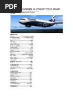 B 737 Checklist