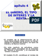 Dinero El Tipo de Interes y La Renta