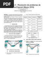 Resolución de Problemas de EtherChannel