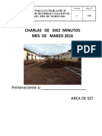 Charlas de 10 Min Sst-Marzo