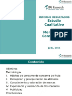 Informe Estudio Cualitativo Mercado de Conservas de Frutas