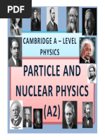 Chapter 26 Particle and Nuclear Physics (A2)