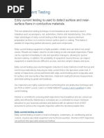 Eddy Current Testing