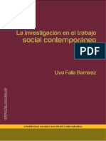 La Investigación en El Trabajo Social Contemporaneo