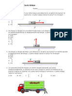 Trabajo y Energia Opcion Multiple 2013-07-22