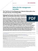 ESC Guideline For Endocarditis 2015