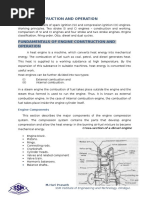 Fundamentals of Engine Construction and Operation