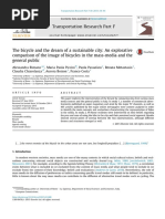 2015 The Bicycle and The Dream of A Sustainable City - An Explorative Comparison of The Image of Bicycles in The Mass-Media and The Gen