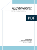 El Papel de La Familia en El Desarrollo de La Autonomia de Las Personas Con Discapacidad Intelectual y Su Relacion Con El Trabajo Social