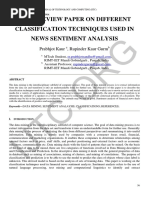 IJTC201604002-A Review Paper On Different Classification Techniques Used in News Sentiment Analysis