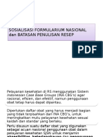 SOSIALISASI FORMULARIUM NASIONAL Dan BATASAN PENULISAN RESEP