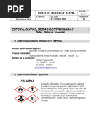 Hoja de Seguridad Respel Estopas