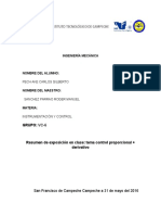 Control Proporcional + Derivativo