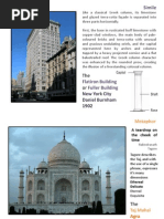 Examples of Simile, Metaphor, Symbolism, Form and Proportion in Architecture