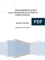 Problemas Espirituales y Temporales de Una Nueva Cristiandad - Jacques Maritain