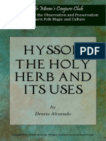 Hyssop, The Holy Herb and Its Uses