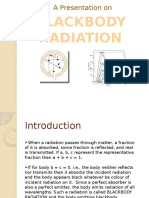 Blackbody Radiation: A Presentation On